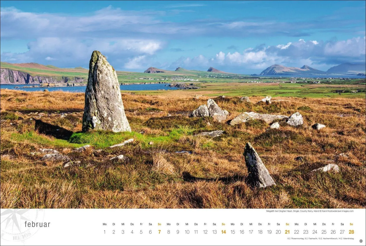 Bild: 9783756417780 | Irland Globetrotter Kalender 2027 - Von rauen Küsten und grünen Hügeln