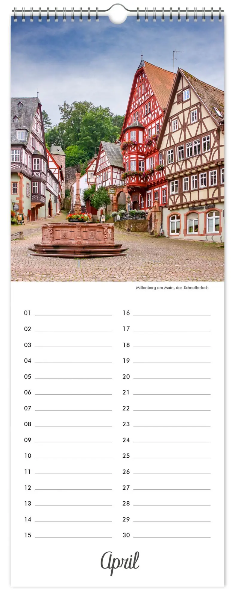 Bild: 9783947657780 | Kalender Geburtstagskalender Deutschland | -immerwährend- 15x40cm