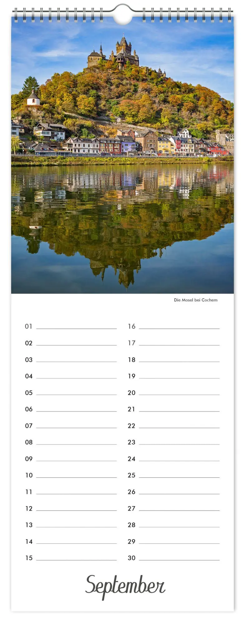 Bild: 9783947657780 | Kalender Geburtstagskalender Deutschland | -immerwährend- 15x40cm