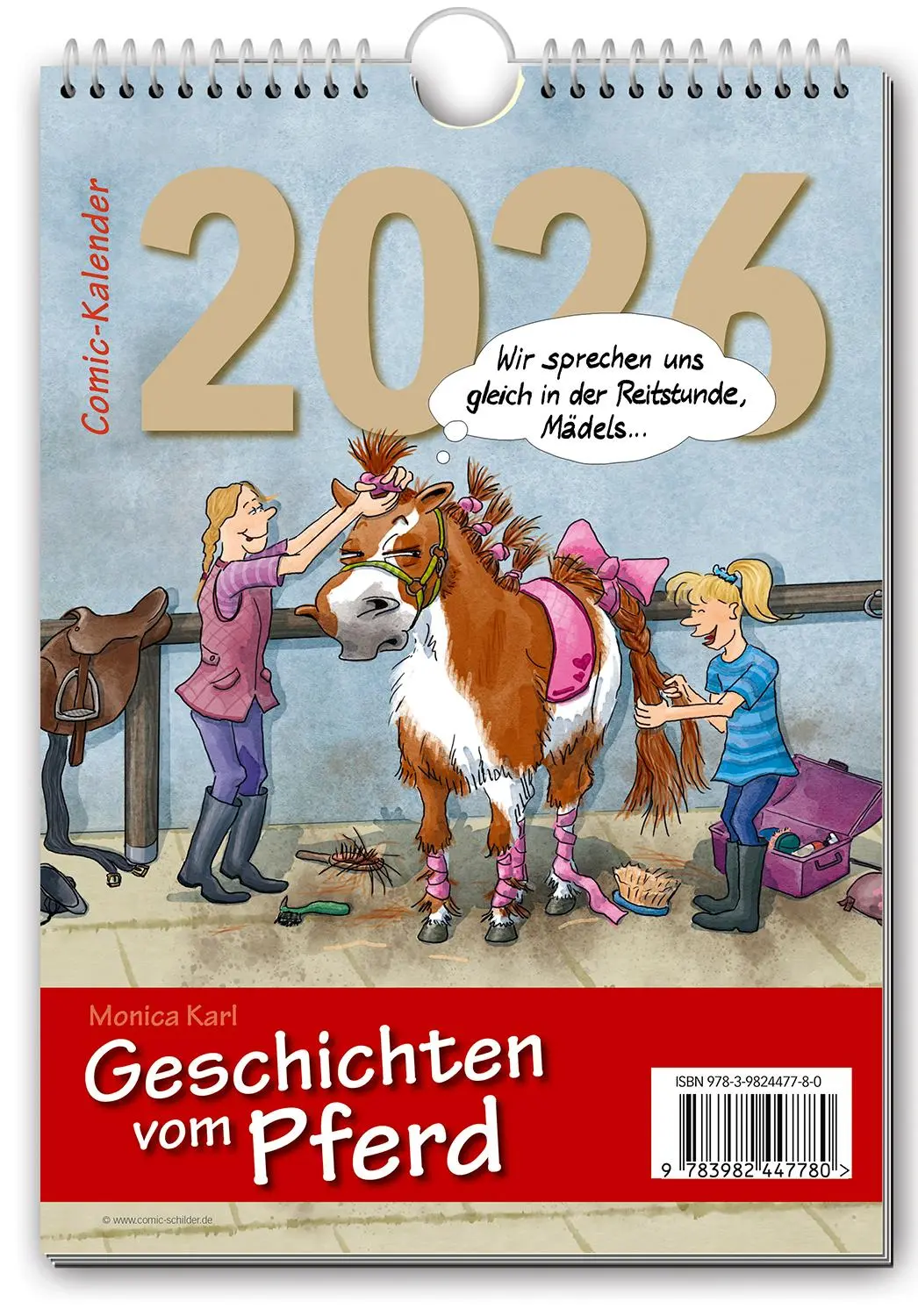 Cover: 9783982447780 | Geschichten vom Pferd 2026 | Comic-Kalender | Kalender | Deutsch