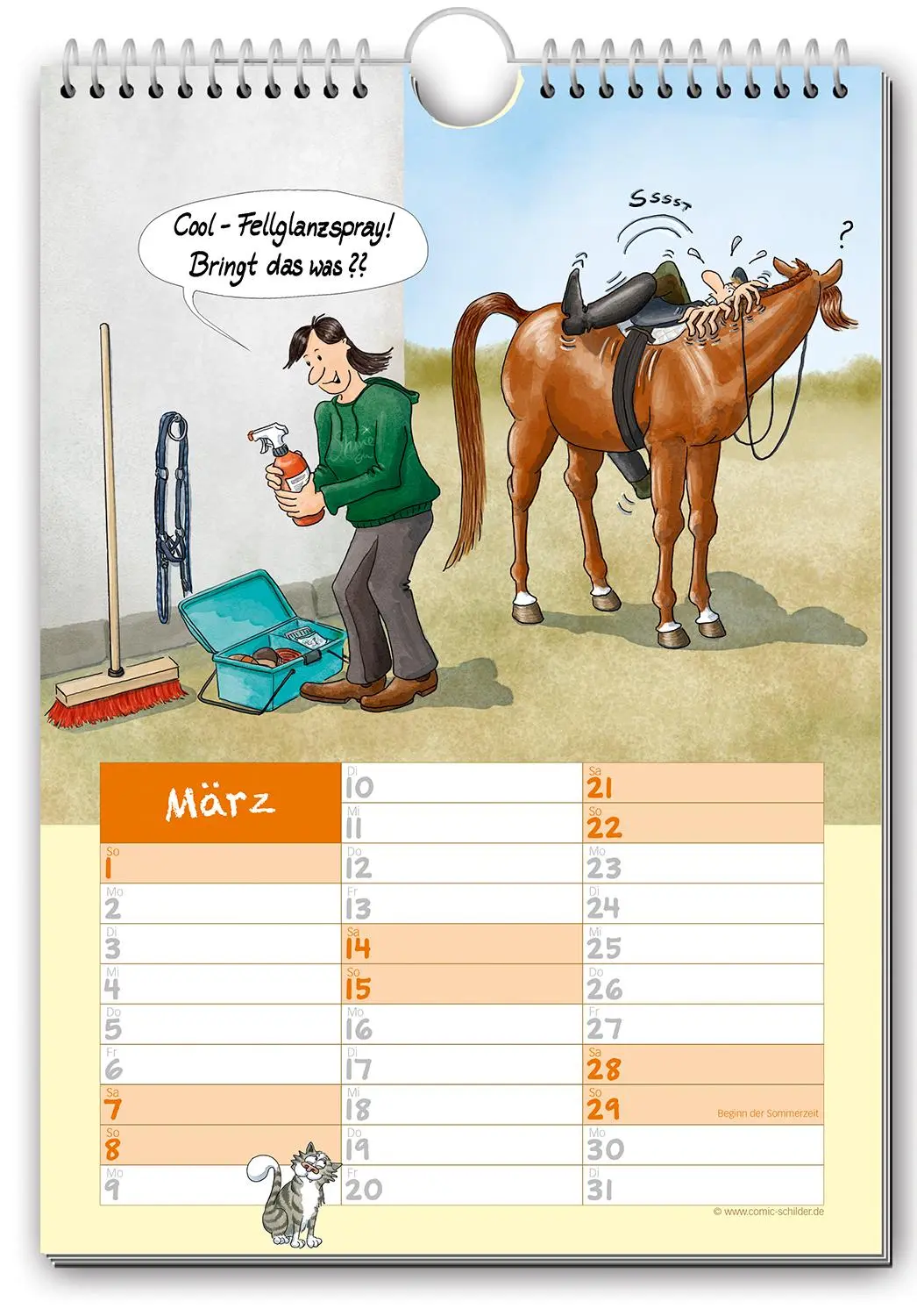 Bild: 9783982447780 | Geschichten vom Pferd 2026 | Comic-Kalender | Kalender | Deutsch