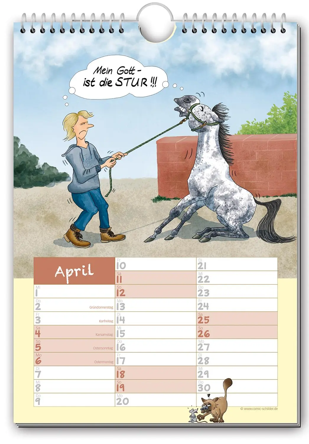 Bild: 9783982447780 | Geschichten vom Pferd 2026 | Comic-Kalender | Kalender | Deutsch