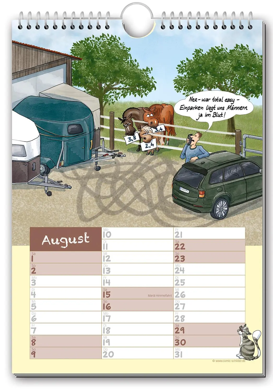 Bild: 9783982447780 | Geschichten vom Pferd 2026 | Comic-Kalender | Kalender | Deutsch