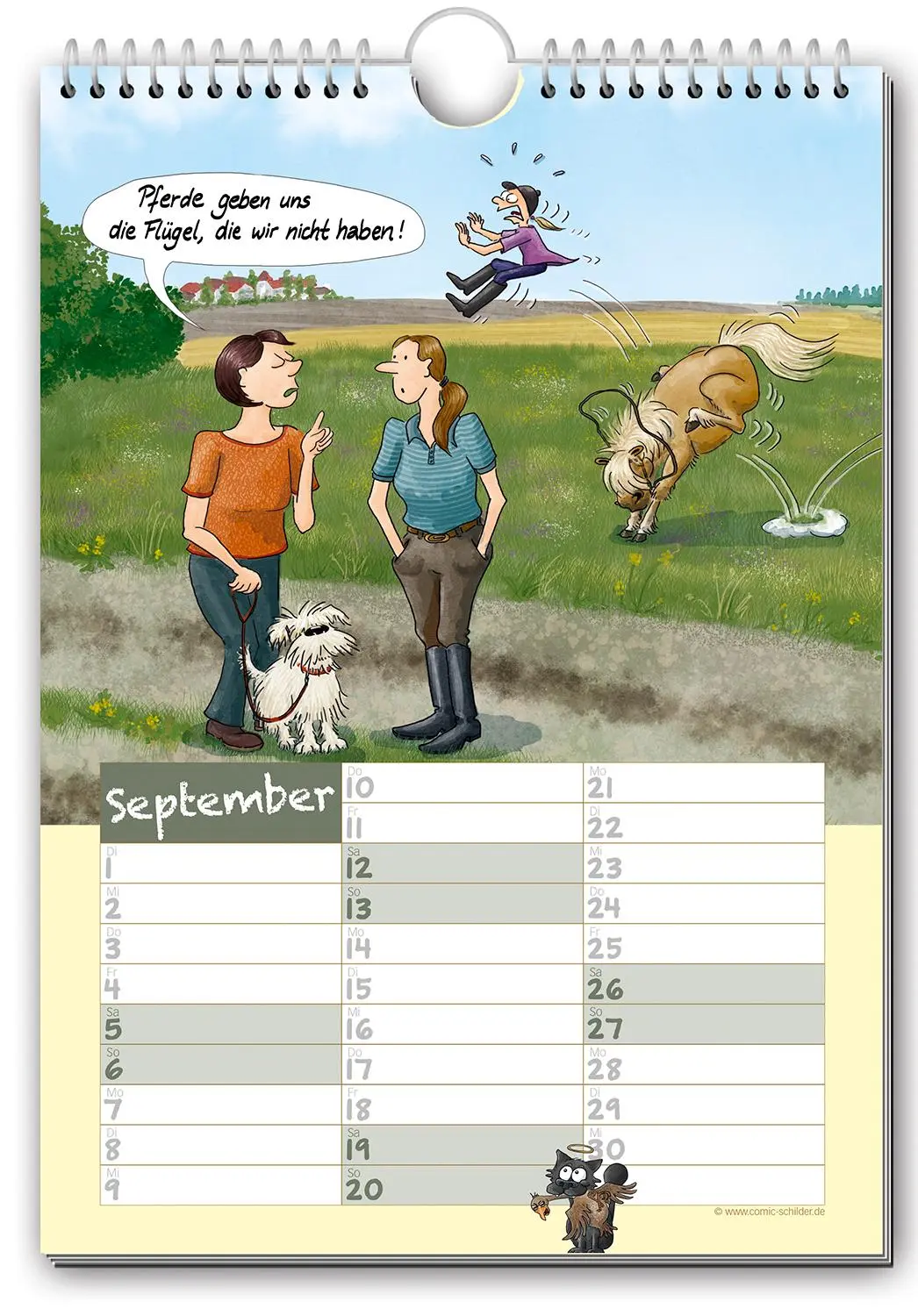 Bild: 9783982447780 | Geschichten vom Pferd 2026 | Comic-Kalender | Kalender | Deutsch
