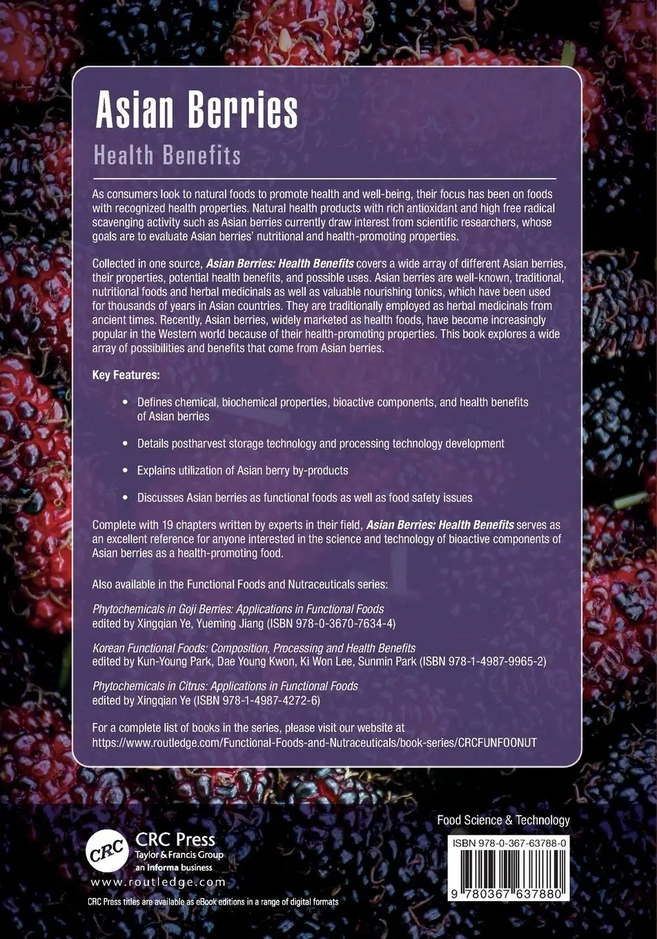 Rückseite: 9780367637880 | Asian Berries | Health Benefits | Gengsheng Xiao (u. a.) | Taschenbuch