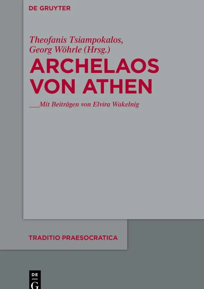 Cover: 9783119147880 | Archelaos von Athen | Theofanis Tsiampokalos (u. a.) | Buch | 410 S.