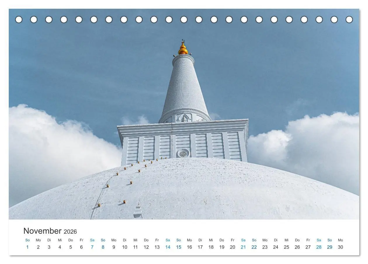 Bild: 9783457667880 | Traumziel Sri Lanka (Tischkalender 2026 DIN A5 quer), CALVENDO...