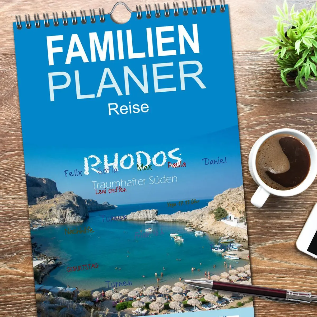 Bild: 9783516517880 | Familienplaner 2026 - Rhodos - Traumhafter Süden mit 5 Spalten...