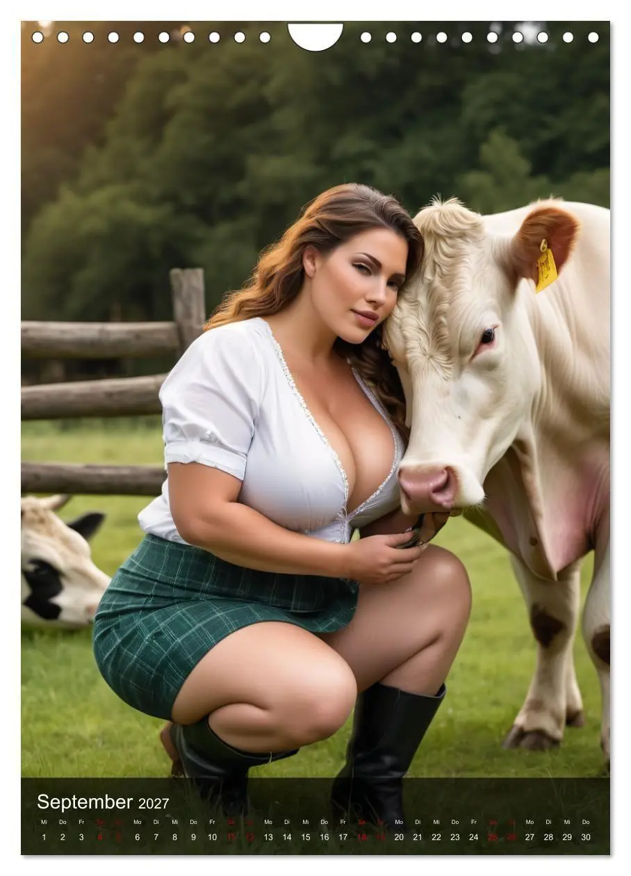 Bild: 9783516997880 | XXL Farm Girls (Wandkalender 2027 DIN A4 hoch), CALVENDO...