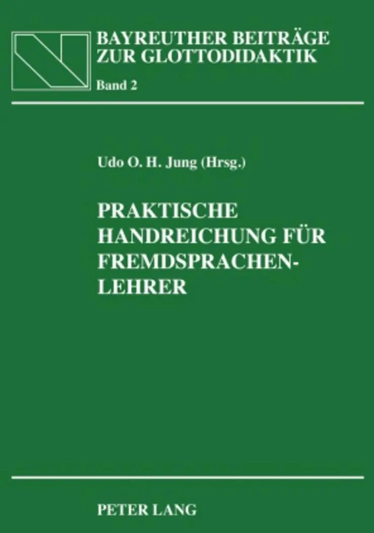 Cover: 9783631597880 | Praktische Handreichung für Fremdsprachenlehrer | Udo O. H. Jung