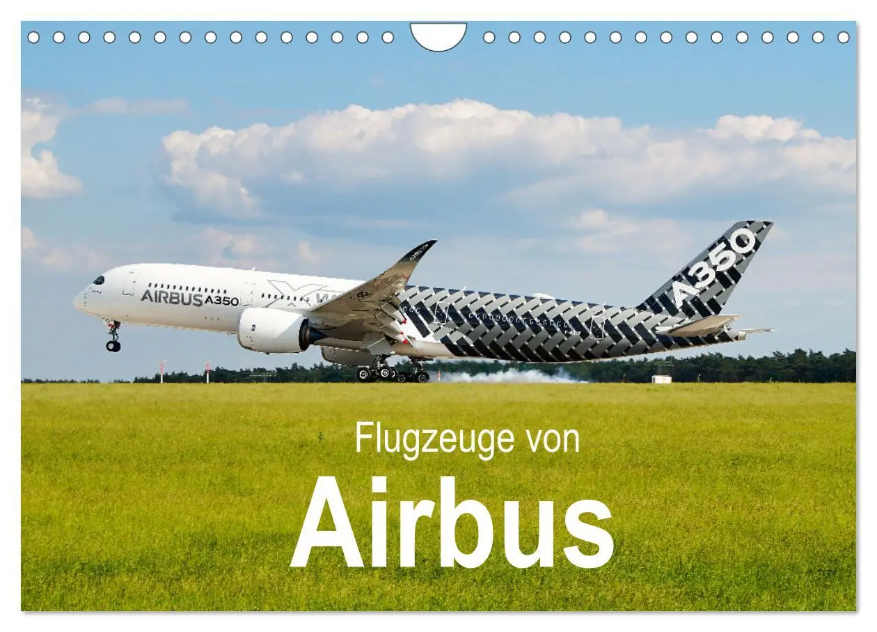 Cover: 9783457587980 | Flugzeuge von Airbus (Wandkalender 2026 DIN A4 quer), CALVENDO...