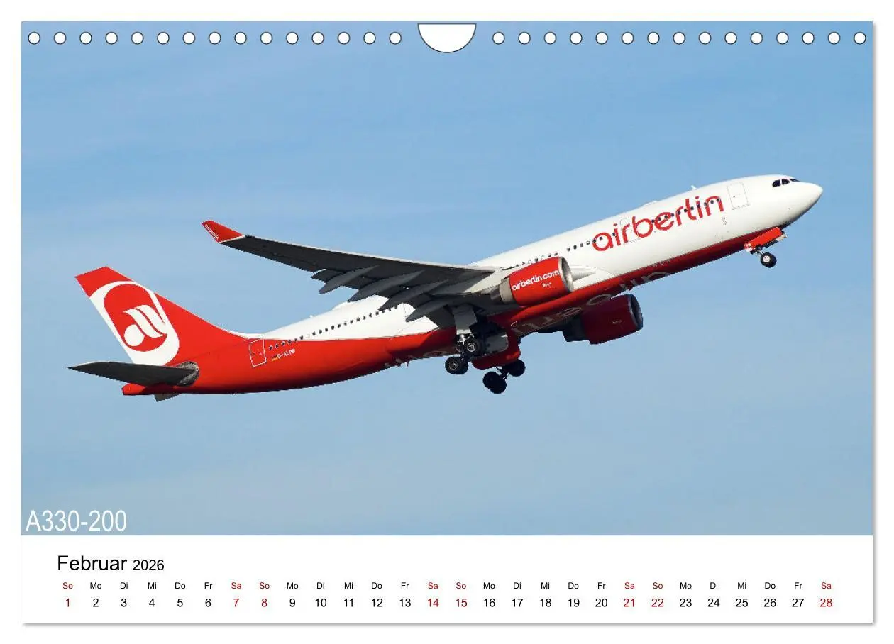 Bild: 9783457587980 | Flugzeuge von Airbus (Wandkalender 2026 DIN A4 quer), CALVENDO...