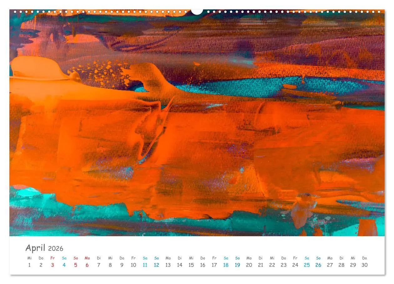Bild: 9783457727980 | Colorpop - Joyful, abstract. multicolored (Wandkalender 2026 DIN A2...