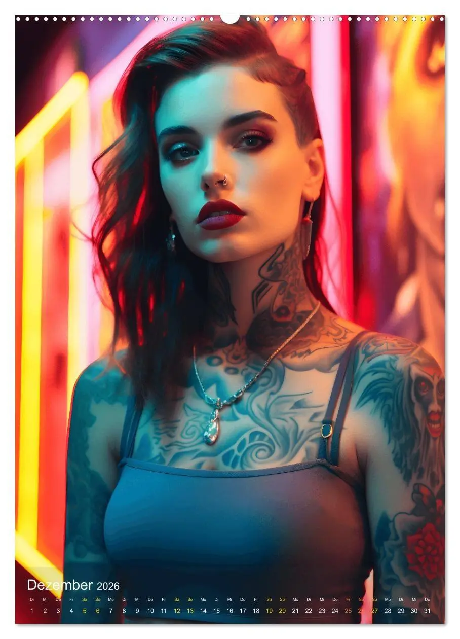 Bild: 9783516297980 | Tattoo Schönheiten - zwölf Monate, zwölf Frauen und jede Menge...