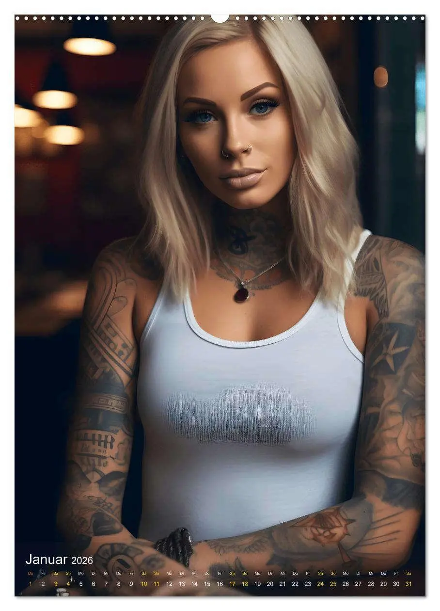 Bild: 9783516297980 | Tattoo Schönheiten - zwölf Monate, zwölf Frauen und jede Menge...