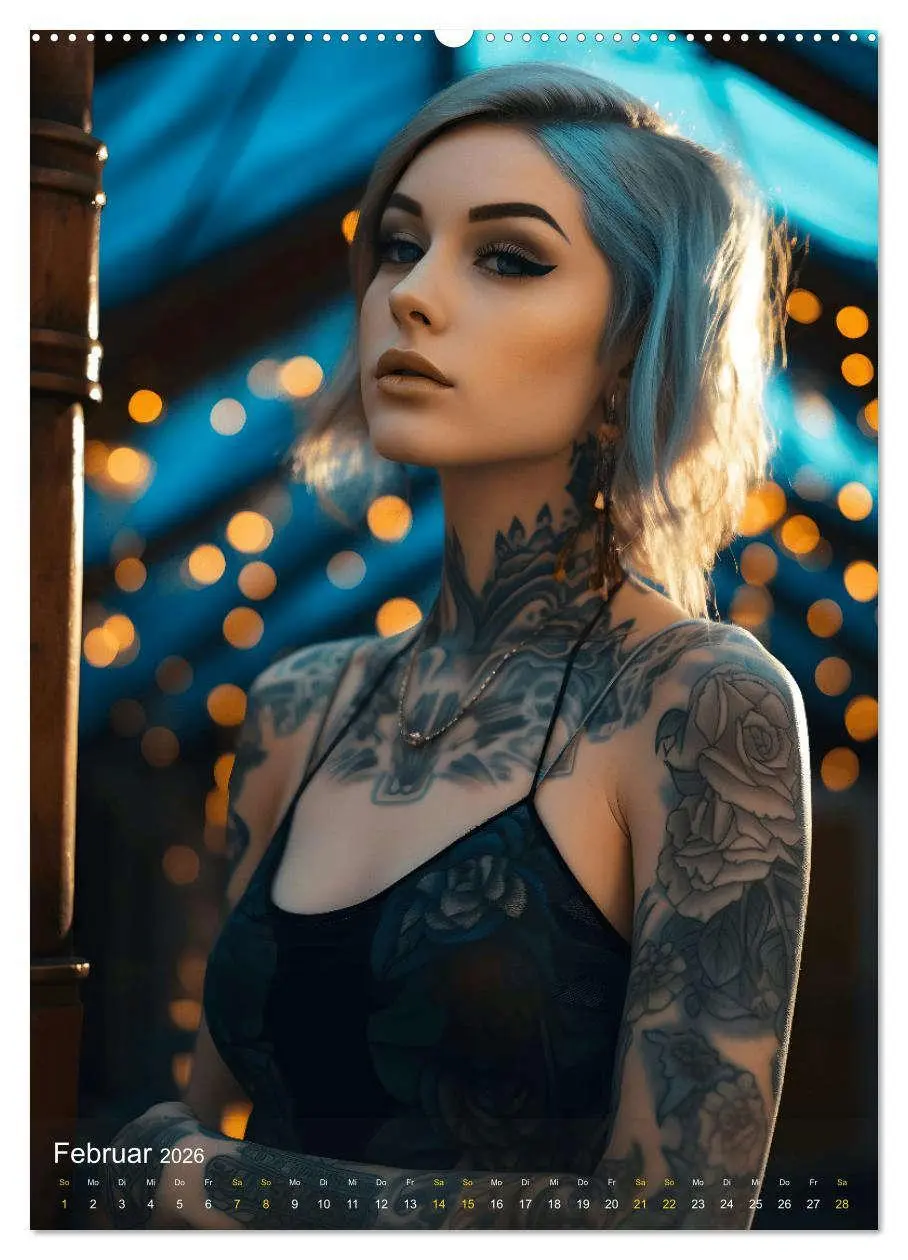 Bild: 9783516297980 | Tattoo Schönheiten - zwölf Monate, zwölf Frauen und jede Menge...