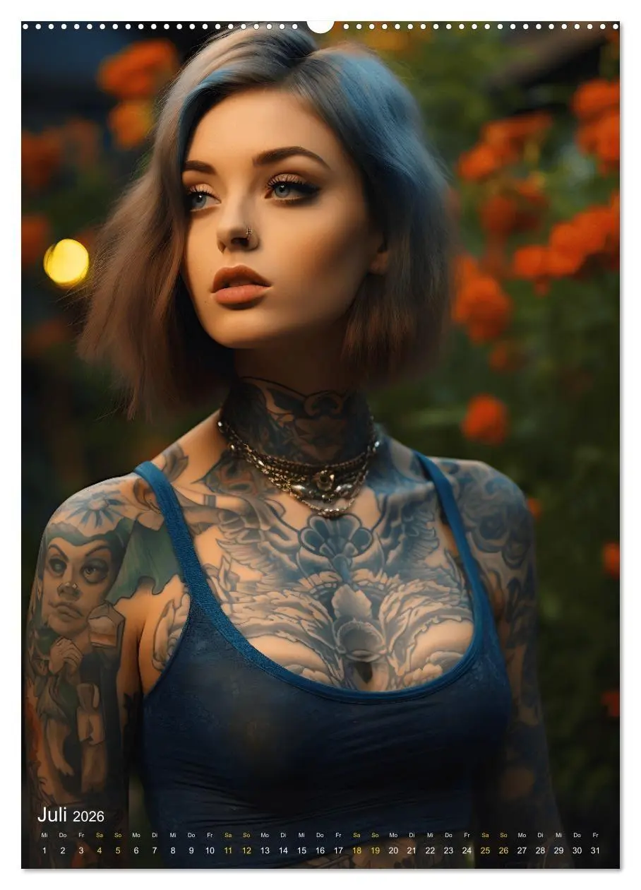 Bild: 9783516297980 | Tattoo Schönheiten - zwölf Monate, zwölf Frauen und jede Menge...