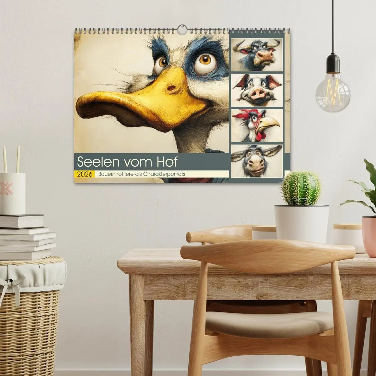 Bild: 9783516747980 | Seelen vom Hof. Bauernhoftiere als Charakterporträts (Wandkalender...