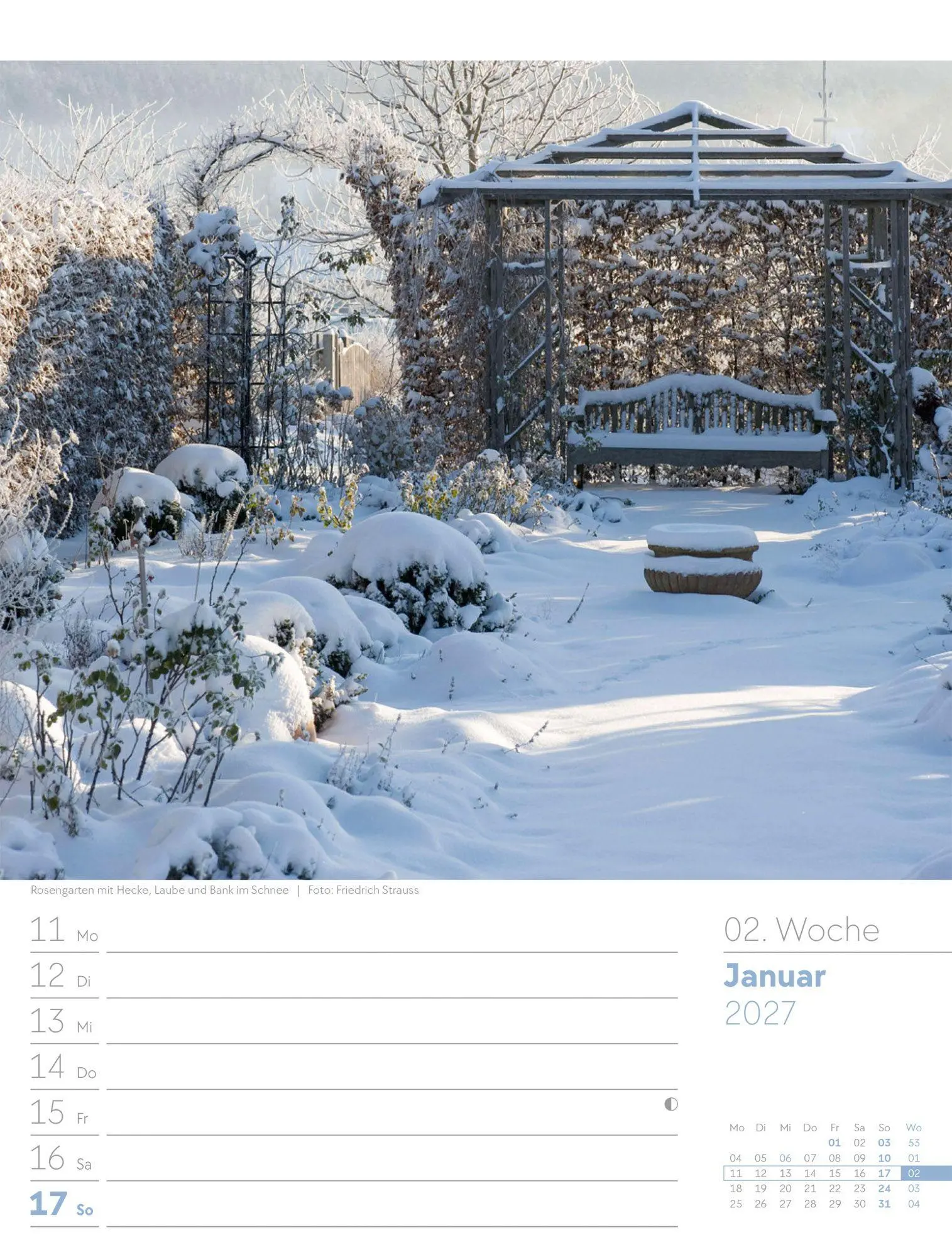 Bild: 9783838427980 | Gartenglück Wochenplaner Kalender 2027 | Ackermann Kunstverlag GmbH