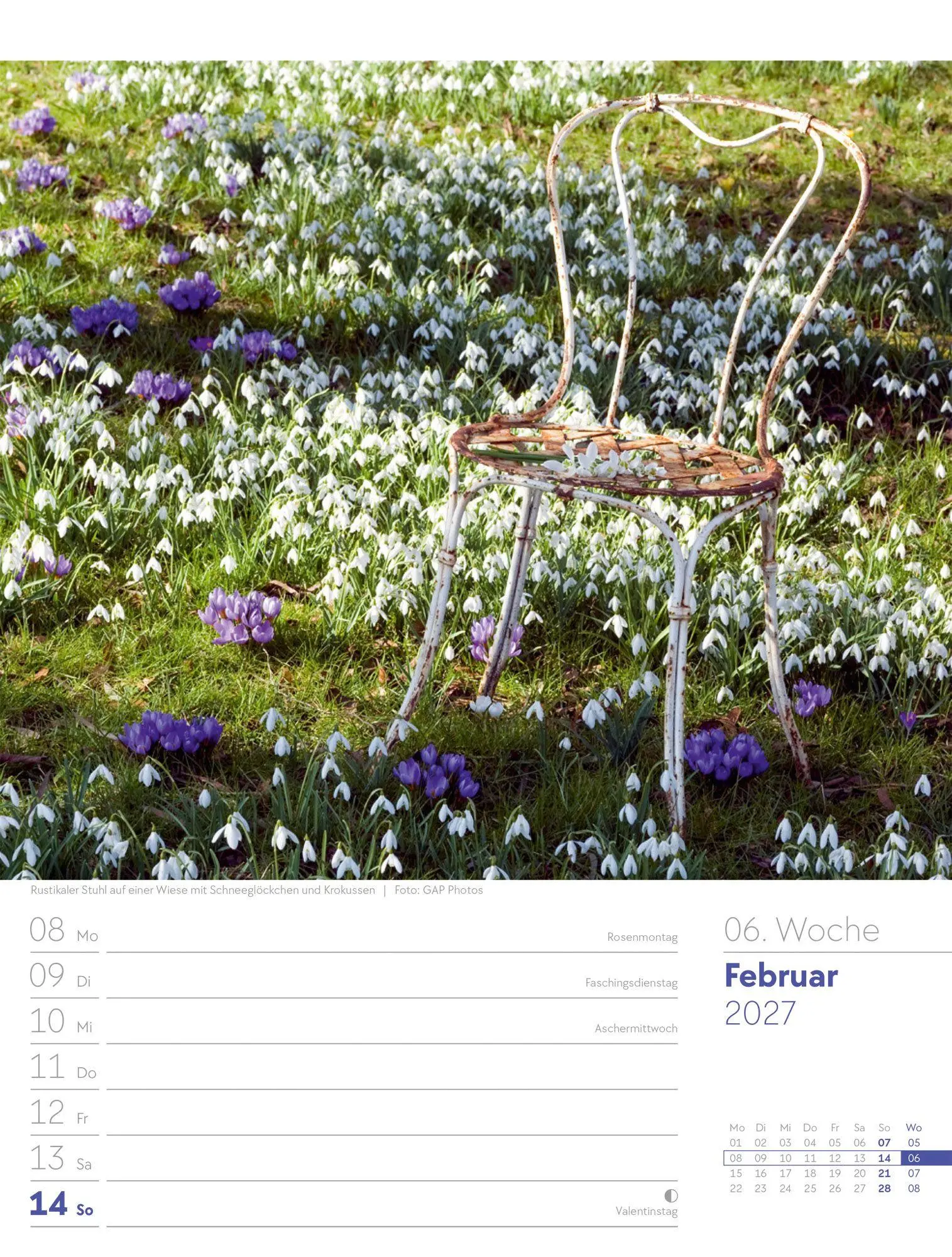 Bild: 9783838427980 | Gartenglück Wochenplaner Kalender 2027 | Ackermann Kunstverlag GmbH