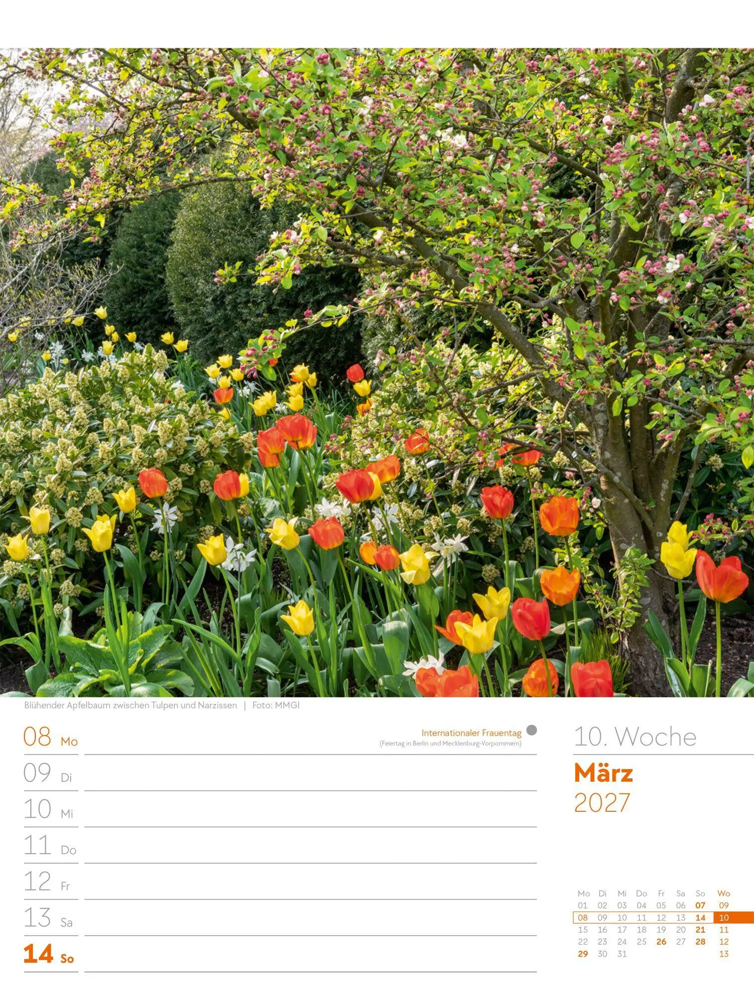 Bild: 9783838427980 | Gartenglück Wochenplaner Kalender 2027 | Ackermann Kunstverlag GmbH