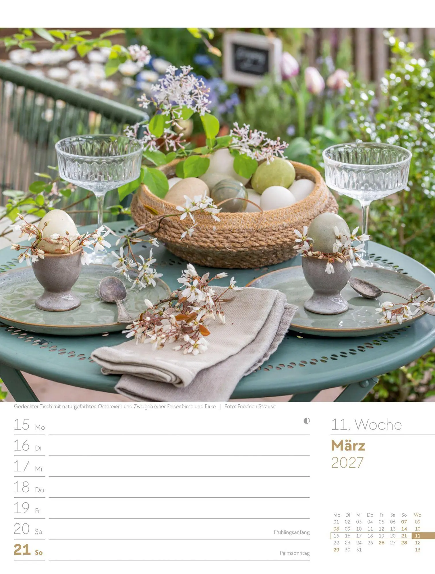 Bild: 9783838427980 | Gartenglück Wochenplaner Kalender 2027 | Ackermann Kunstverlag GmbH