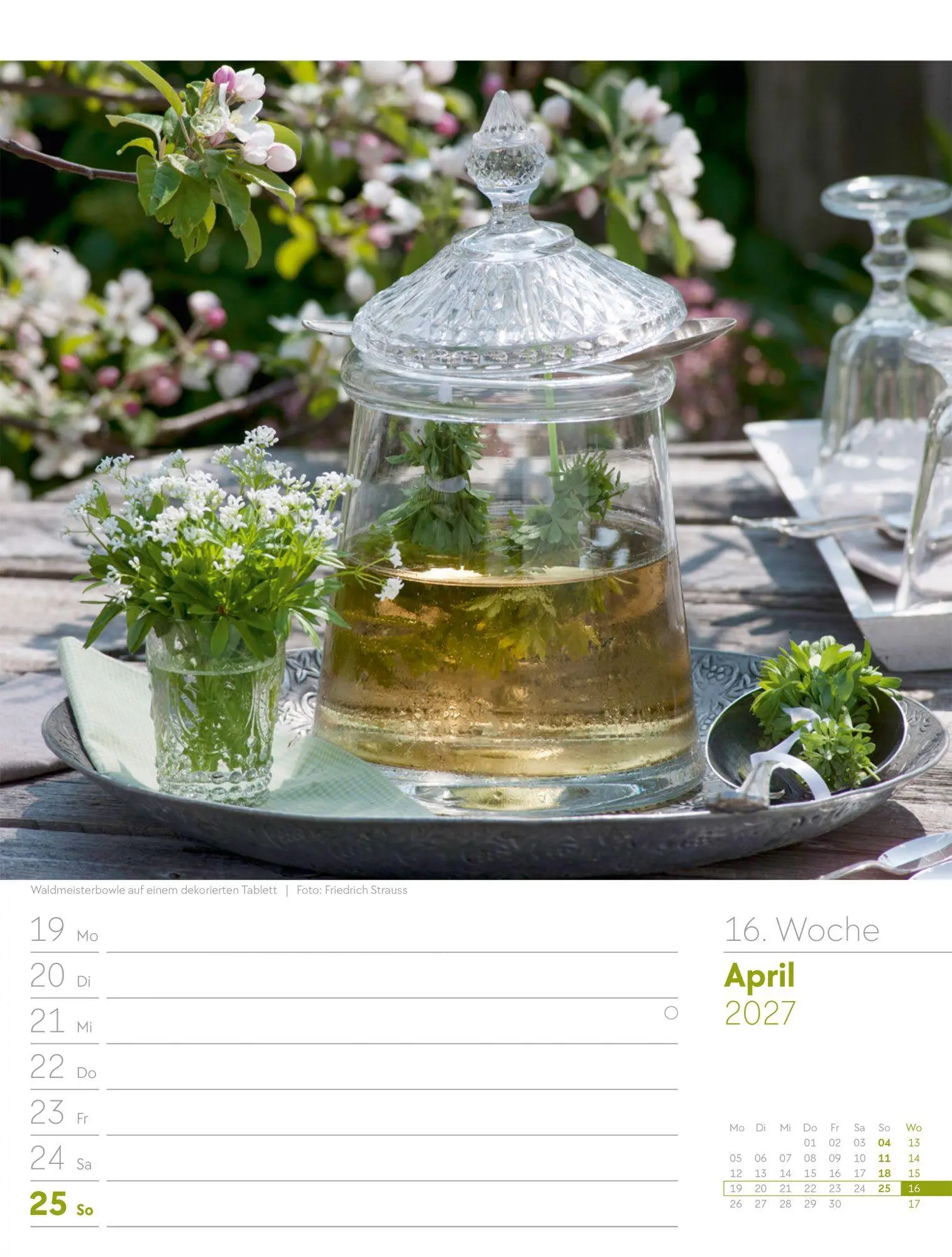 Bild: 9783838427980 | Gartenglück Wochenplaner Kalender 2027 | Ackermann Kunstverlag GmbH