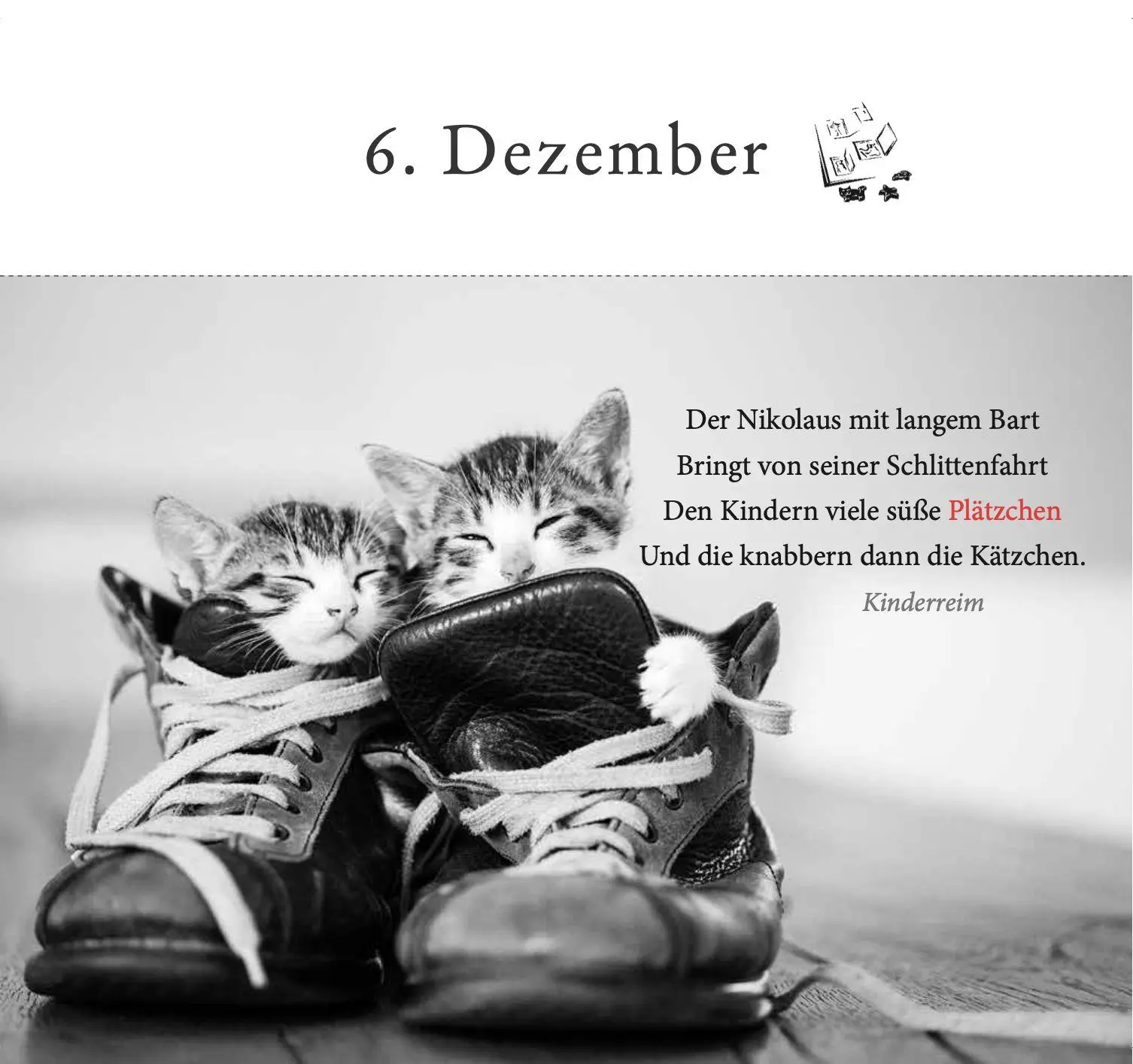 Bild: 9783895617980 | Der literarische Katzen-Adventskalender | Julia Bachstein | Buch