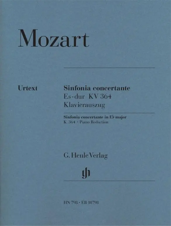 Cover: 9790201807980 | Sinfonia Concertante E Flat KV.364 | Wolfgang Amadeus Mozart | Buch