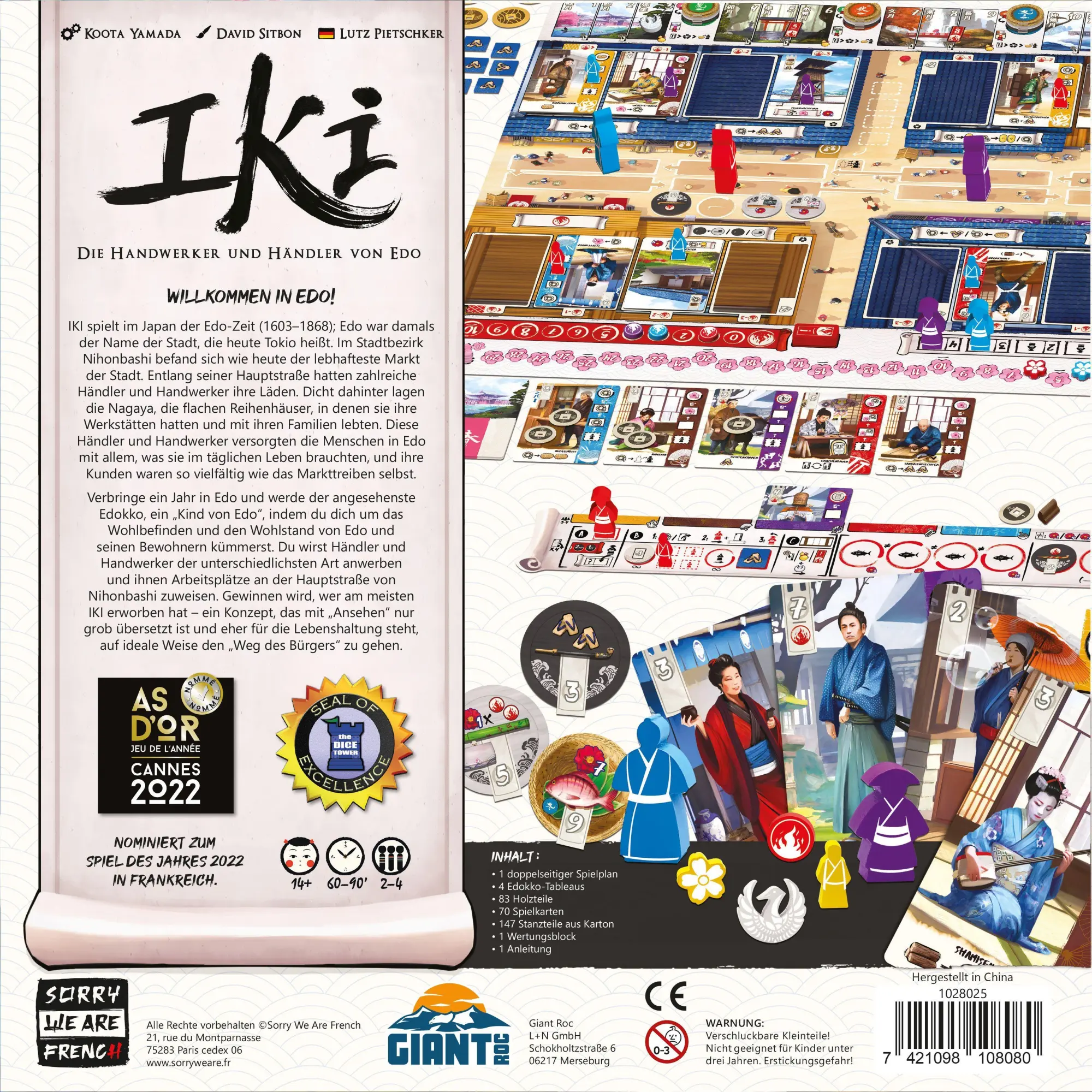 Bild: 7421098108080 | Iki | Koota Yamada | Spiel | GIRD0001 | Deutsch | 2024 | Happyshops