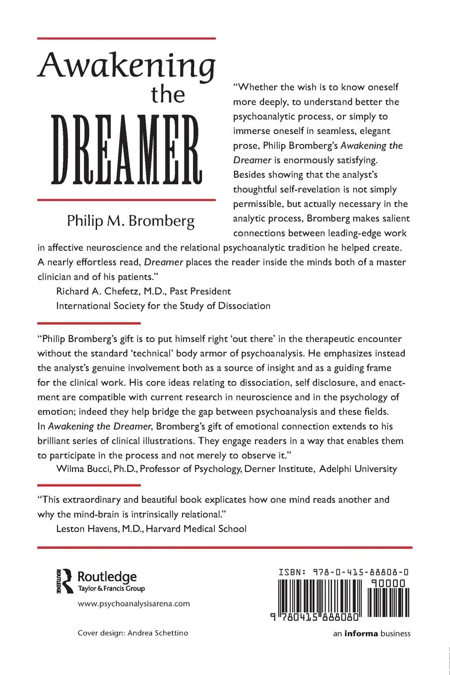Rückseite: 9780415888080 | Awakening the Dreamer | Clinical Journeys | Philip M. Bromberg | Buch