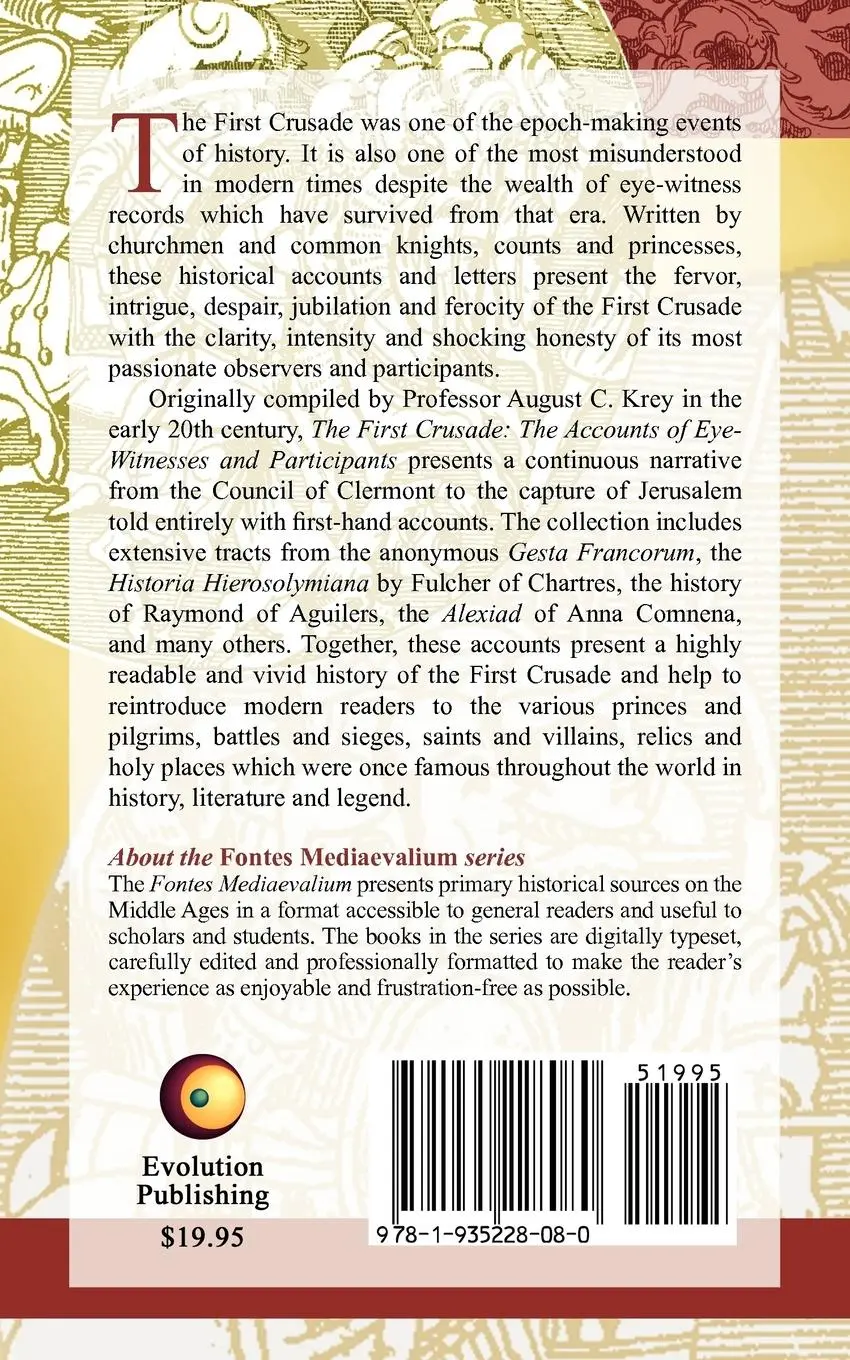 Rückseite: 9781935228080 | The First Crusade | The Accounts of Eye-Witnesses and Participants