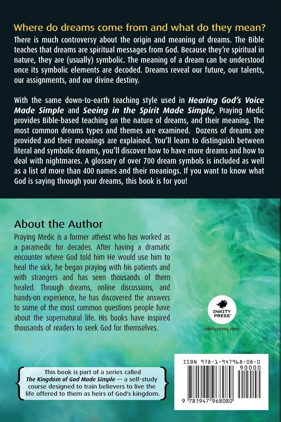 Rückseite: 9781947968080 | Dream Interpretation Made Simple | Praying Medic | Taschenbuch | 2021