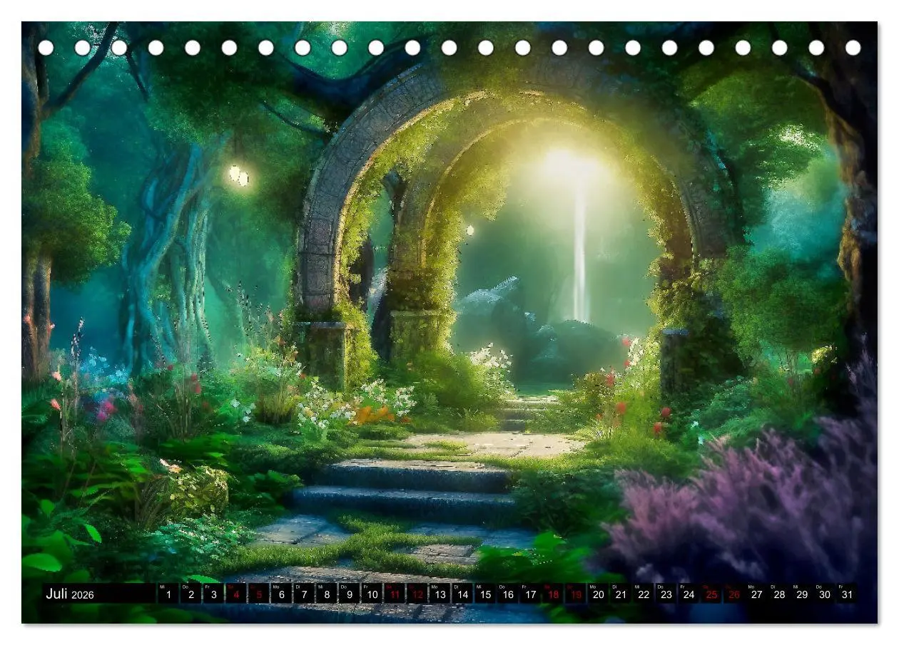 Bild: 9783457478080 | Im Reich der Elben (Tischkalender 2026 DIN A5 quer), CALVENDO...