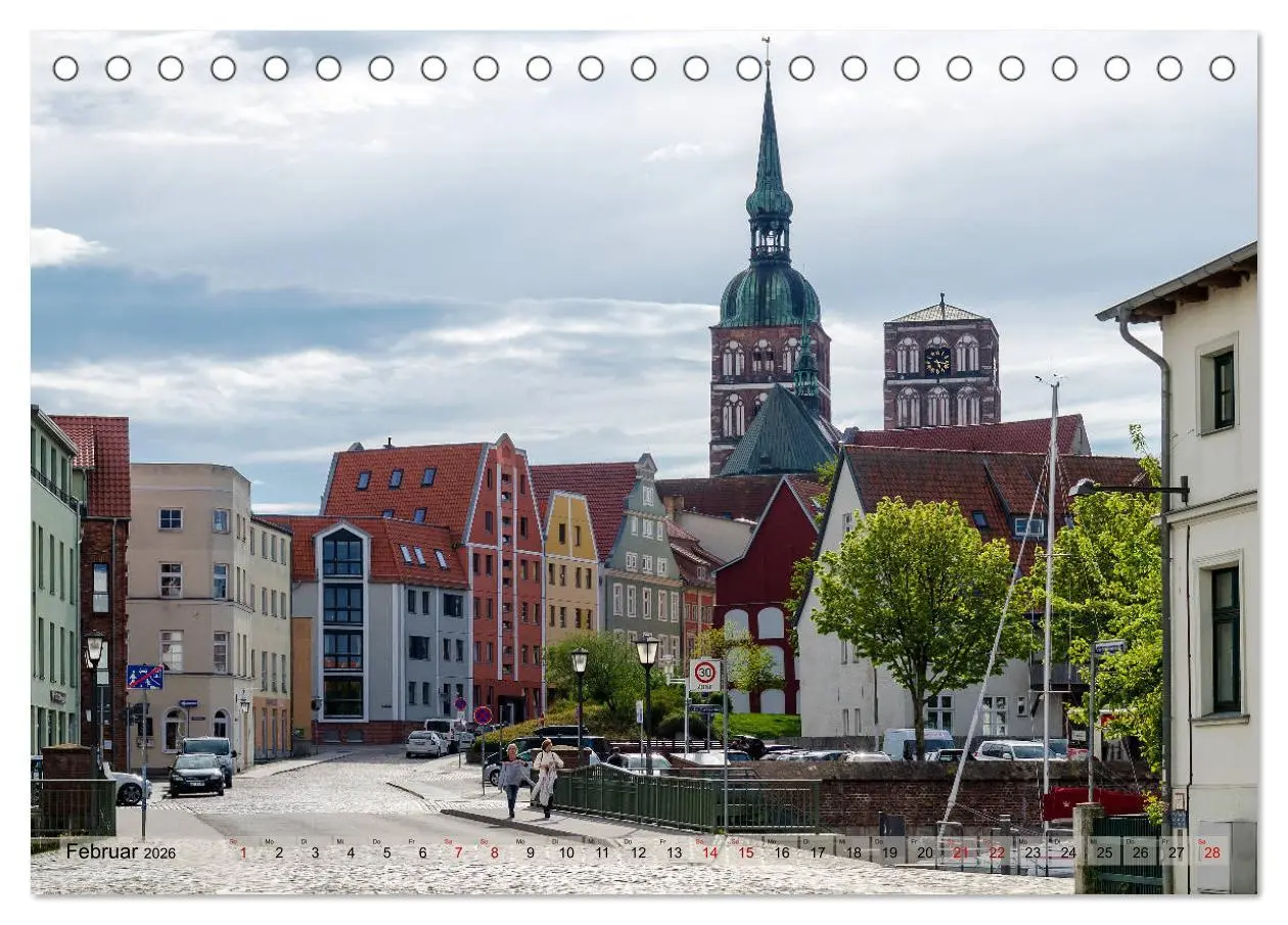 Bild: 9783457858080 | Ein Bummel durch die Hansestadt Stralsund (Tischkalender 2026 DIN...