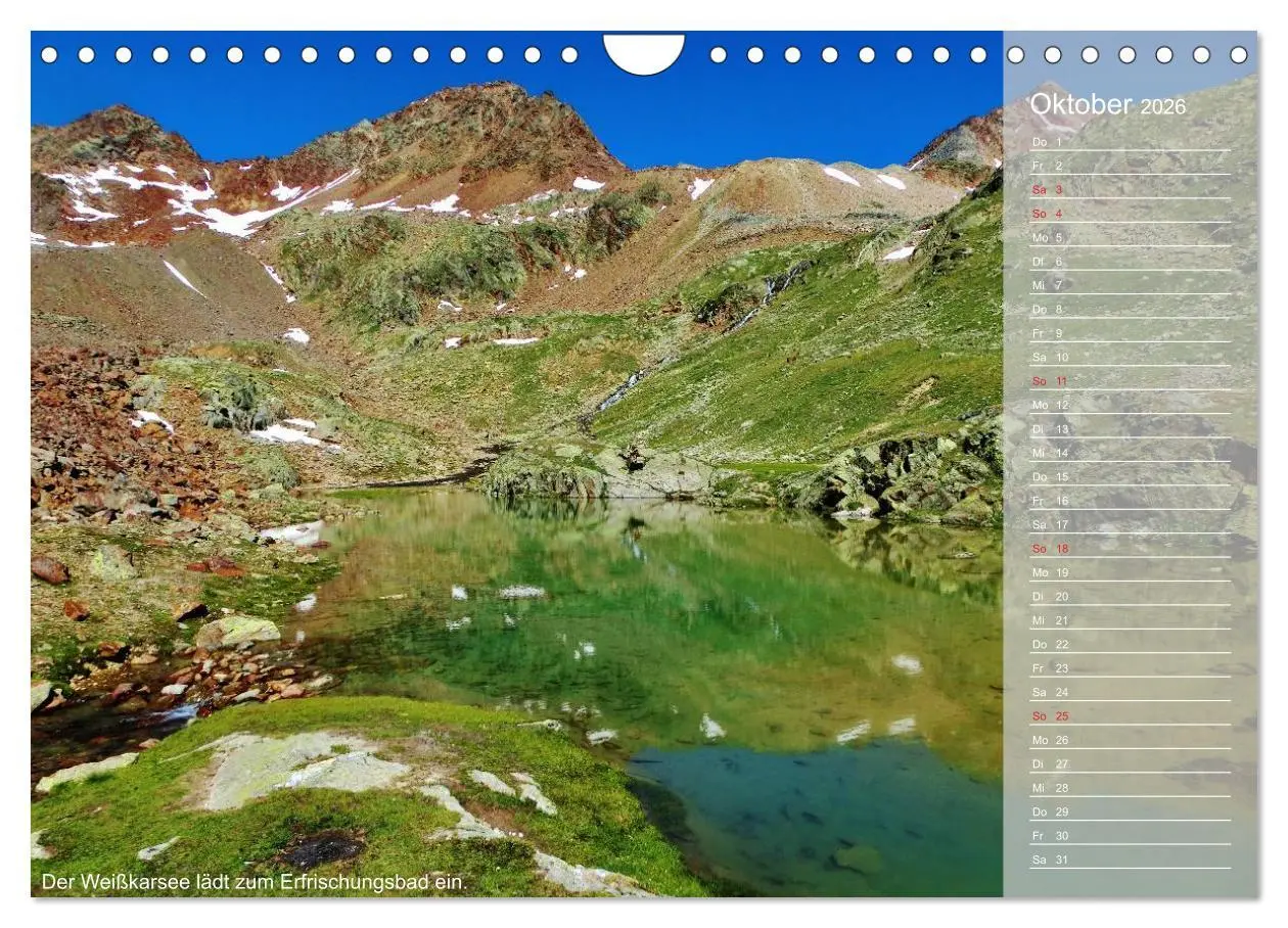 Bild: 9783516188080 | Alpenüberquerung (Wandkalender 2026 DIN A4 quer), CALVENDO...