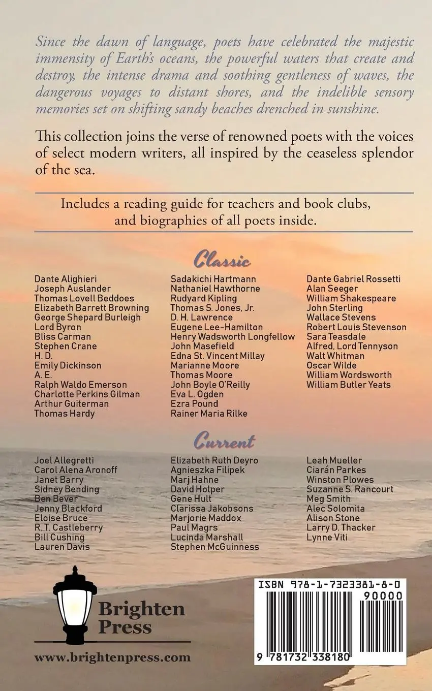 Rückseite: 9781732338180 | You Can Hear the Ocean | An Anthology of Classic and Current Poetry