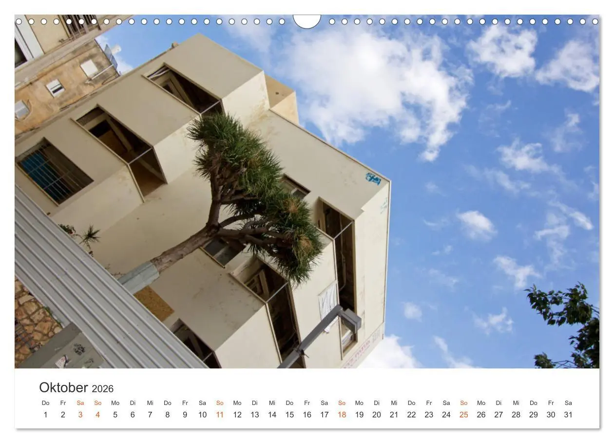 Bild: 9783457918180 | TEL AVIV Fassaden (Wandkalender 2026 DIN A3 quer), CALVENDO...
