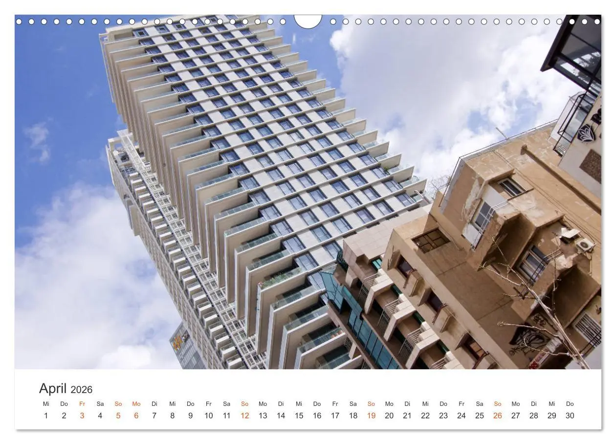 Bild: 9783457918180 | TEL AVIV Fassaden (Wandkalender 2026 DIN A3 quer), CALVENDO...