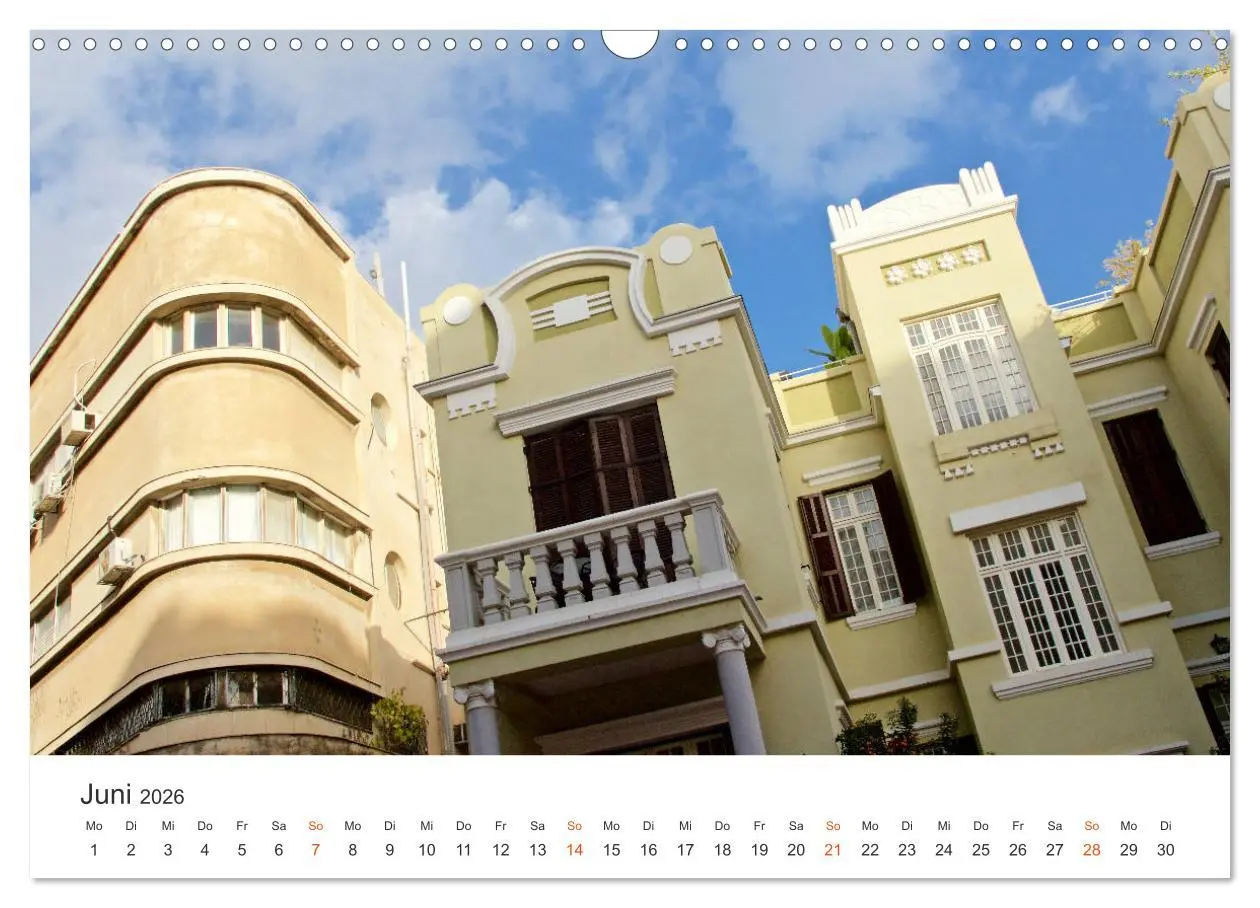 Bild: 9783457918180 | TEL AVIV Fassaden (Wandkalender 2026 DIN A3 quer), CALVENDO...