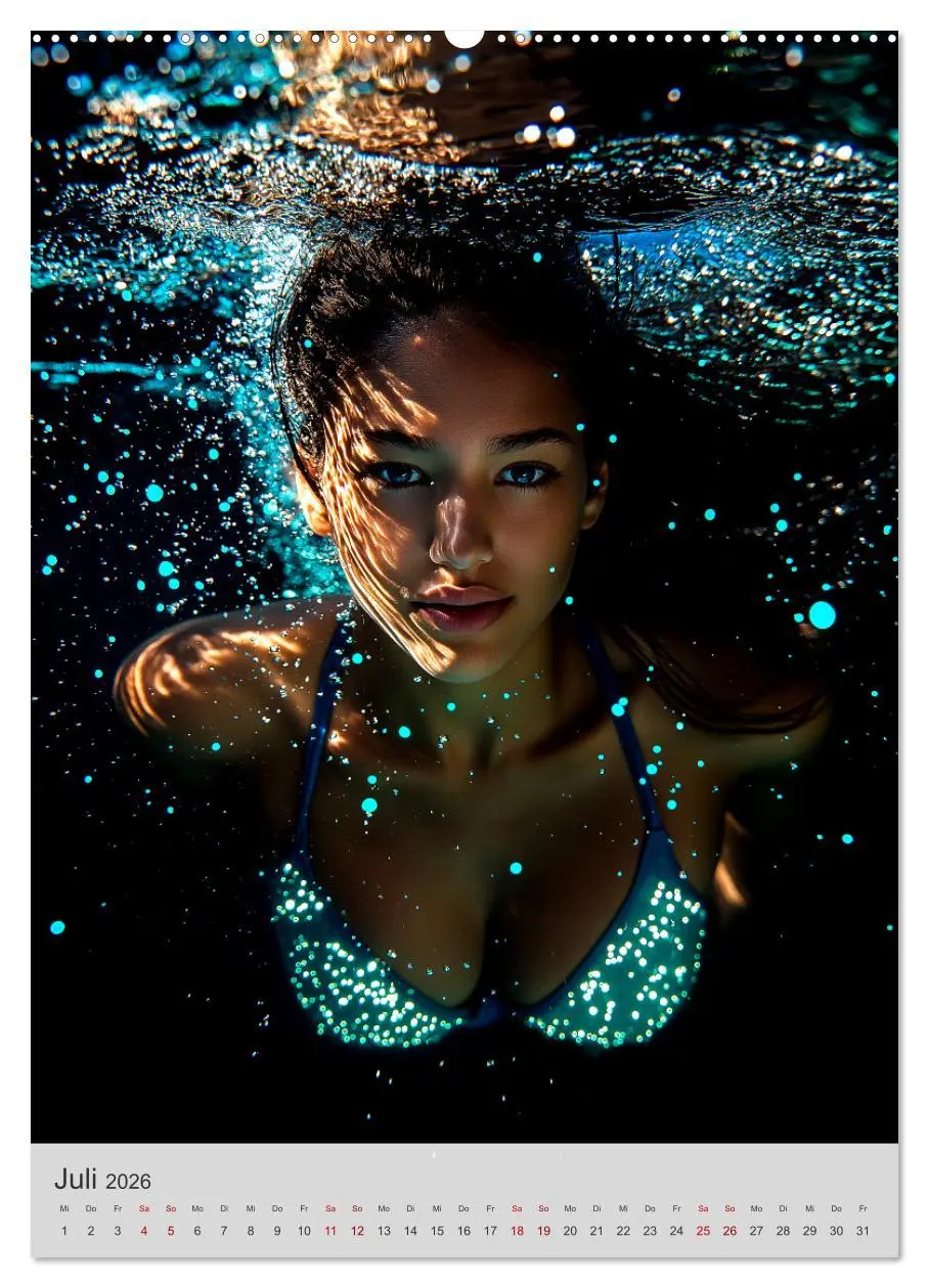 Bild: 9783516248180 | Diving Queens (hochwertiger Premium Wandkalender 2026 DIN A2 hoch),...