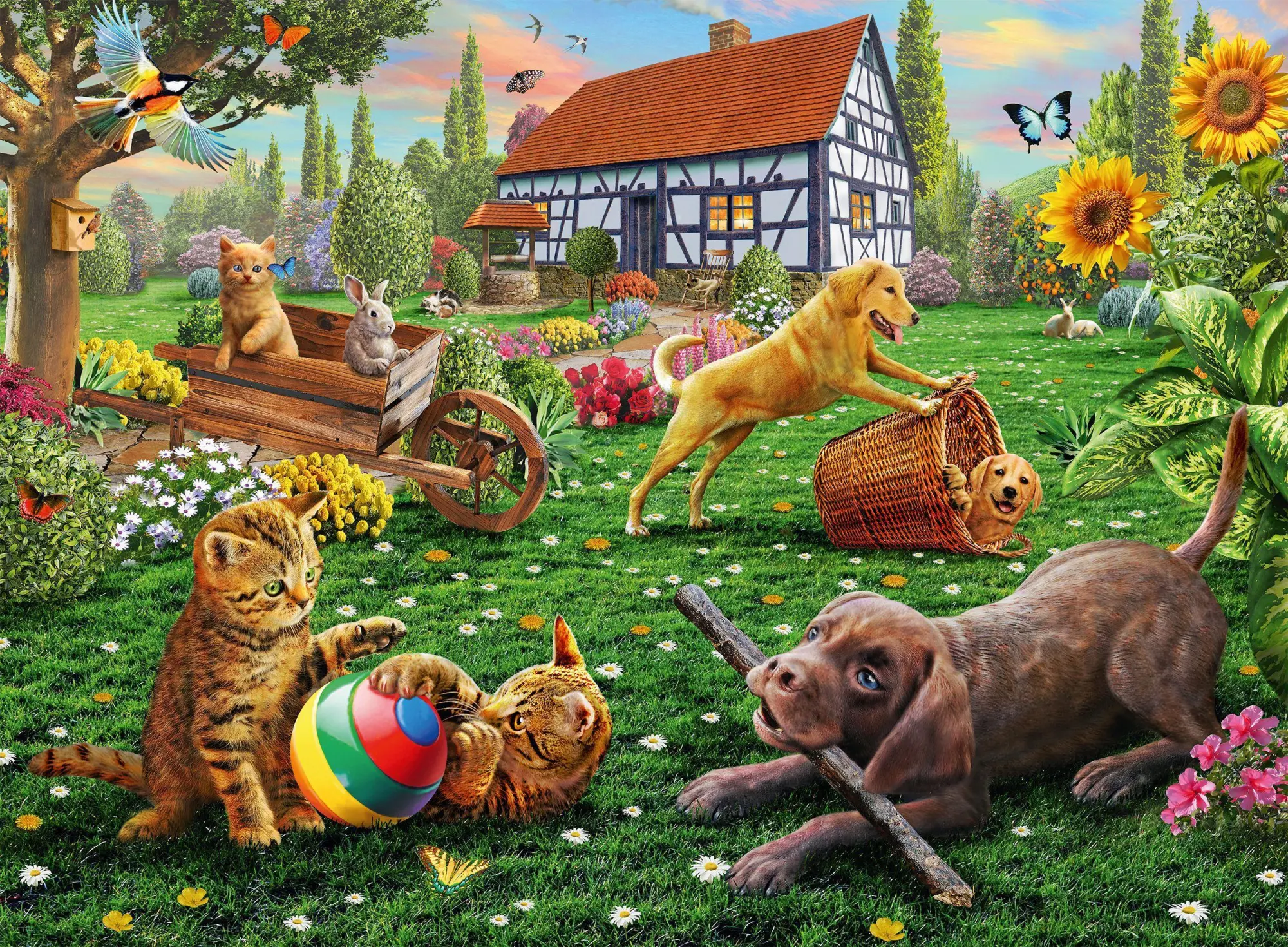 Bild: 4005556128280 | Entdecker auf vier Pfoten 200 Teile | Spiel | Kinderpuzzle | 12828
