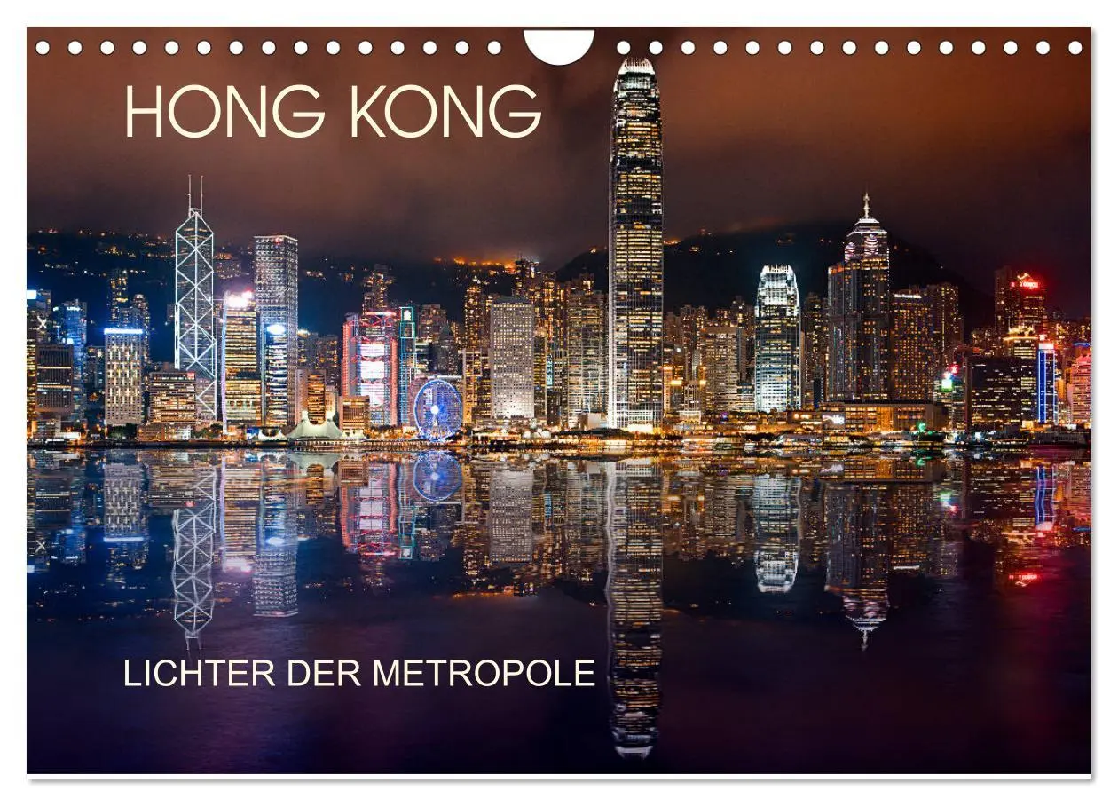 Cover: 9783457698280 | Hong Kong Citylights (Wandkalender 2026 DIN A4 quer), CALVENDO...