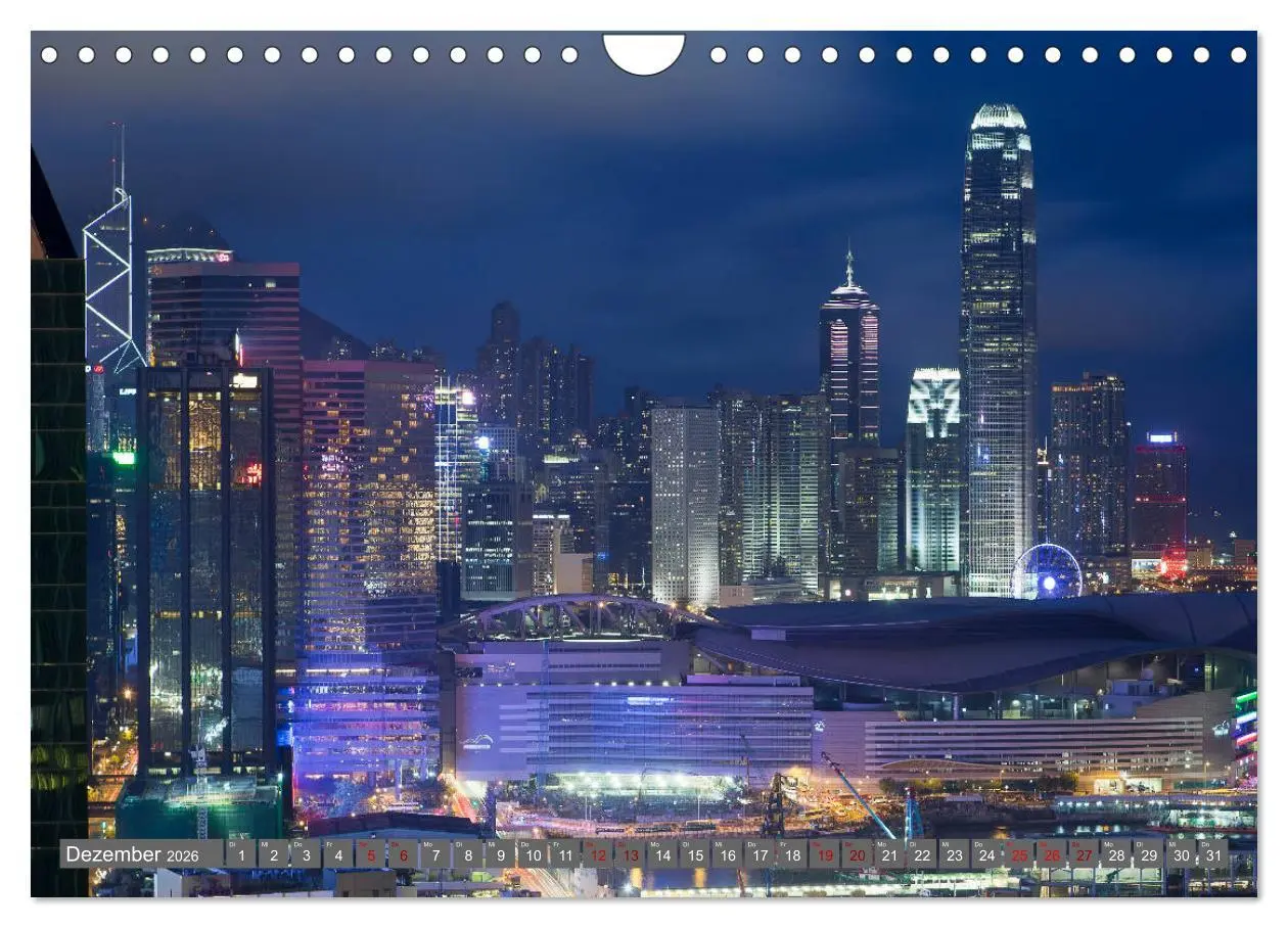 Bild: 9783457698280 | Hong Kong Citylights (Wandkalender 2026 DIN A4 quer), CALVENDO...