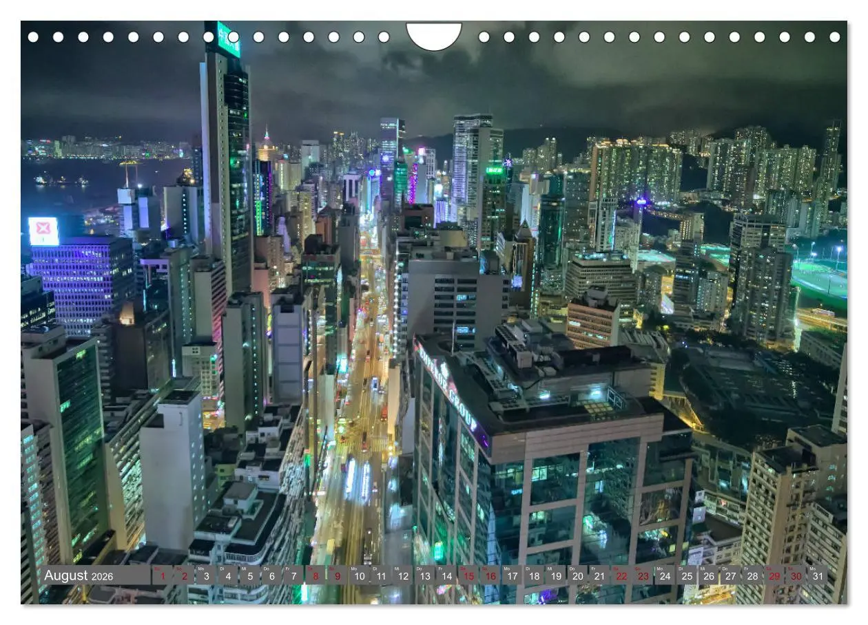 Bild: 9783457698280 | Hong Kong Citylights (Wandkalender 2026 DIN A4 quer), CALVENDO...
