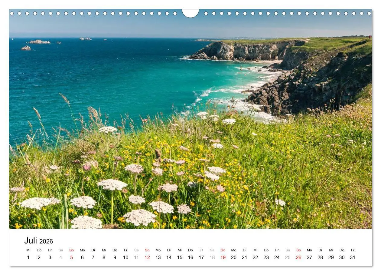 Bild: 9783516168280 | Bretonische Impressionen (Wandkalender 2026 DIN A3 quer), CALVENDO...