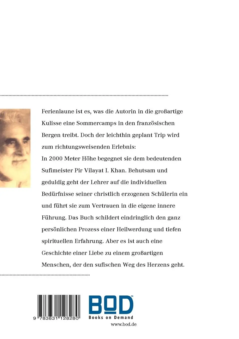 Rückseite: 9783831128280 | Das geflügelte Herz | Begegnungen mit Pir Vilayat I. Khan | Zorer