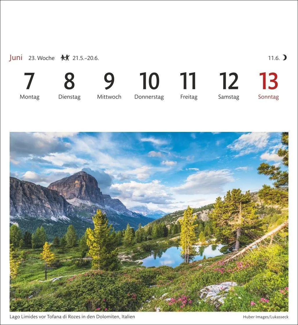 Bild: 9783840038280 | Alpen Sehnsuchtskalender 2027 - Wochenkalender mit 53 Postkarten