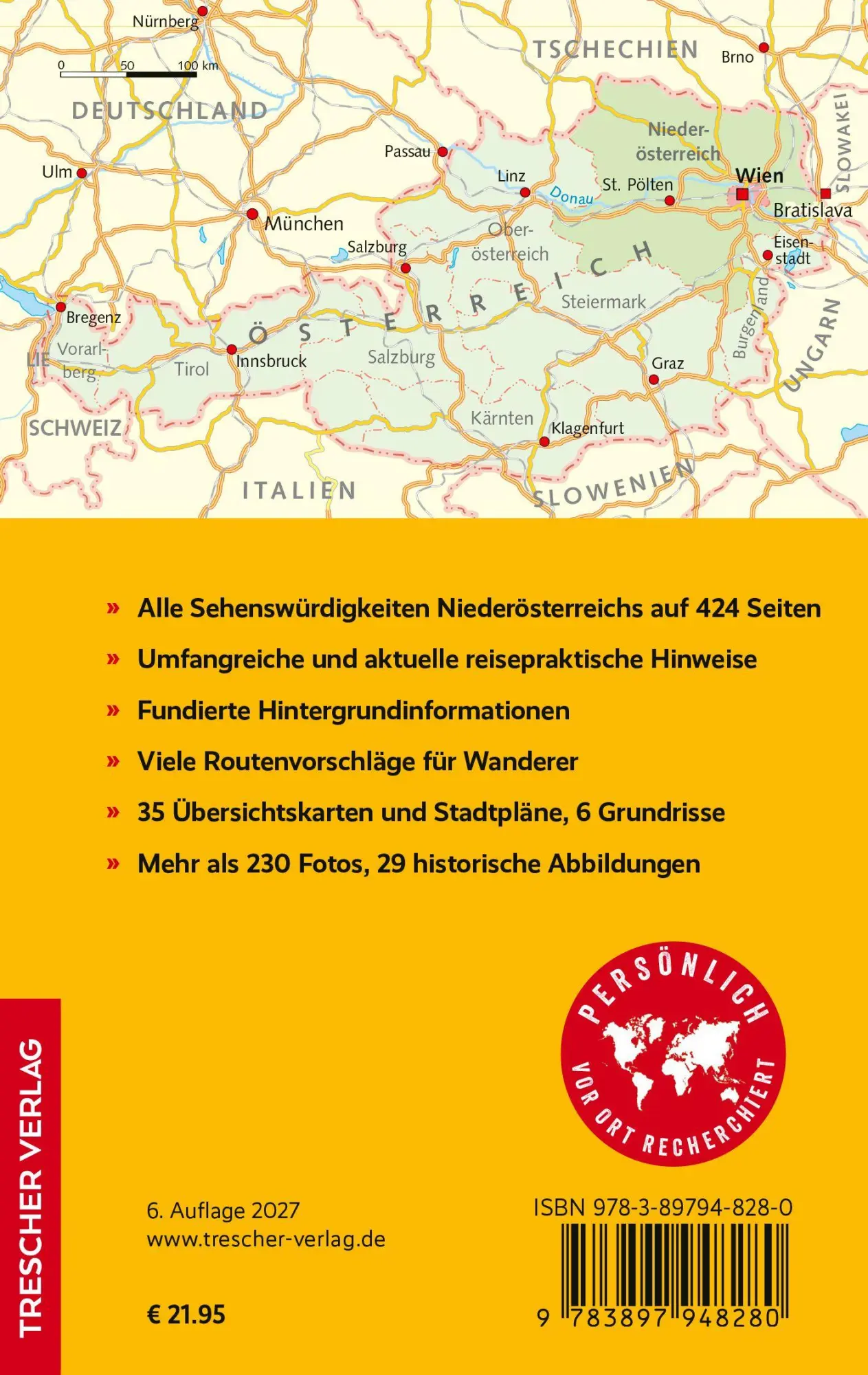 Bild: 9783897948280 | TRESCHER Reiseführer Niederösterreich | Gunnar Strunz | Taschenbuch