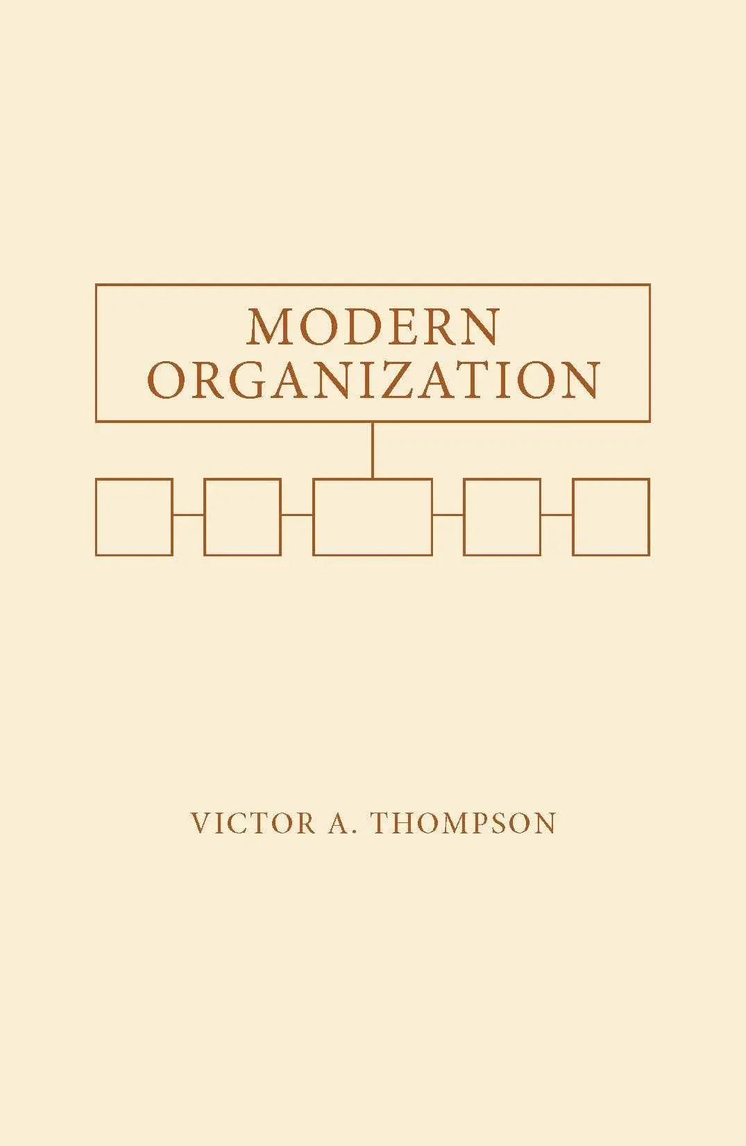 Cover: 9780817348380 | Modern Organization | Victor A Thompson | Taschenbuch | Englisch